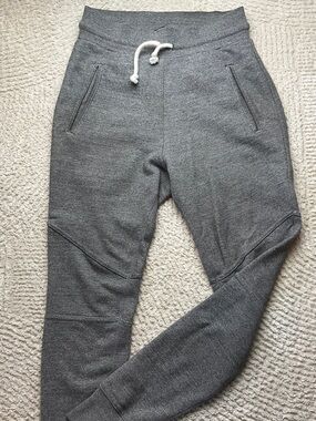 John Elliott Sweatpants Gray Tapered Drawstring Slim Fit Size 1/Small